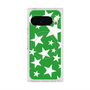 プレミアムスクエアケース with Pixelsnap［ Stars - Green ］