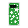 プレミアムスクエアケース with Pixelsnap［ Stars - Green ］