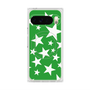 プレミアムスクエアケース with Pixelsnap［ Stars - Green ］