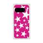 プレミアムスクエアケース with Pixelsnap［ Stars - Pink ］