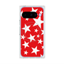 プレミアムスクエアケース with Pixelsnap［ Stars - Red ］