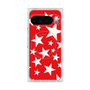 プレミアムスクエアケース with Pixelsnap［ Stars - Red ］