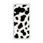 プレミアムスクエアケース with Pixelsnap［ Cow - White ］