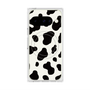 プレミアムスクエアケース with Pixelsnap［ Cow - White ］
