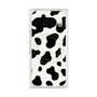 プレミアムスクエアケース with Pixelsnap［ Cow - White ］
