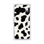プレミアムスクエアケース with Pixelsnap［ Cow - White ］