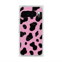 プレミアムスクエアケース with Pixelsnap［ Cow - Pink ］