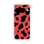 プレミアムスクエアケース with Pixelsnap［ Cow - Red ］