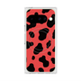 プレミアムスクエアケース with Pixelsnap［ Cow - Red ］