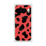 プレミアムスクエアケース with Pixelsnap［ Cow - Red ］