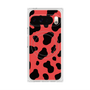 プレミアムスクエアケース with Pixelsnap［ Cow - Red ］