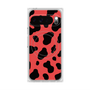 プレミアムスクエアケース with Pixelsnap［ Cow - Red ］