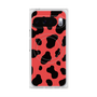 プレミアムスクエアケース with Pixelsnap［ Cow - Red ］
