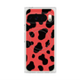 プレミアムスクエアケース with Pixelsnap［ Cow - Red ］