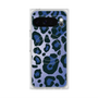 プレミアムスクエアケース with Pixelsnap［ Leopard - Blue ］