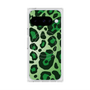 プレミアムスクエアケース with Pixelsnap［ Leopard - Green ］