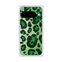 プレミアムスクエアケース with Pixelsnap［ Leopard - Green ］