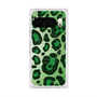 プレミアムスクエアケース with Pixelsnap［ Leopard - Green ］