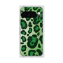プレミアムスクエアケース with Pixelsnap［ Leopard - Green ］