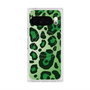 プレミアムスクエアケース with Pixelsnap［ Leopard - Green ］
