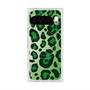 プレミアムスクエアケース with Pixelsnap［ Leopard - Green ］