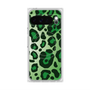 プレミアムスクエアケース with Pixelsnap［ Leopard - Green ］