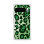 プレミアムスクエアケース with Pixelsnap［ Leopard - Green ］