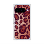 プレミアムスクエアケース with Pixelsnap［ Leopard - Red ］