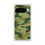 プレミアムスクエアケース with Pixelsnap［ Camouflage - Green ］