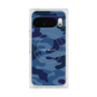 プレミアムスクエアケース with Pixelsnap［ Camouflage - Blue ］
