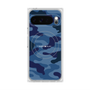 プレミアムスクエアケース with Pixelsnap［ Camouflage - Blue ］