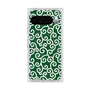 プレミアムスクエアケース with Pixelsnap［ 唐草模様 - Green ］