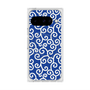 プレミアムスクエアケース with Pixelsnap［ 唐草模様 - Blue ］