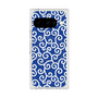 プレミアムスクエアケース with Pixelsnap［ 唐草模様 - Blue ］