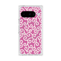 プレミアムスクエアケース with Pixelsnap［ 唐草模様 - Pink ］