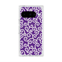 プレミアムスクエアケース with Pixelsnap［ 唐草模様 - Purple ］