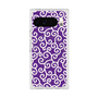 プレミアムスクエアケース with Pixelsnap［ 唐草模様 - Purple ］