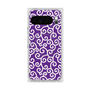 プレミアムスクエアケース with Pixelsnap［ 唐草模様 - Purple ］
