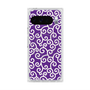 プレミアムスクエアケース with Pixelsnap［ 唐草模様 - Purple ］