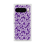 プレミアムスクエアケース with Pixelsnap［ 唐草模様 - Purple ］