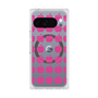 プレミアムスクエアケース with Pixelsnap［ Apple - Pink ］