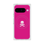 プレミアムスクエアケース with Pixelsnap［ スカル - Pink ］