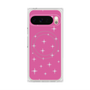 プレミアムスクエアケース with Pixelsnap［ Glitter - Pink ］