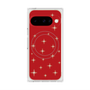 プレミアムスクエアケース with Pixelsnap［ Glitter - Red ］