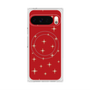 プレミアムスクエアケース with Pixelsnap［ Glitter - Red ］