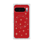 プレミアムスクエアケース with Pixelsnap［ Glitter - Red ］