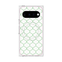 プレミアムスクエアケース with Pixelsnap［ Moroccan1 -Green ］