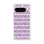 プレミアムスクエアケース with Pixelsnap［ Nordic - Purple ］