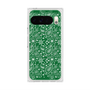 プレミアムスクエアケース with Pixelsnap［ ペイズリー - Green ］