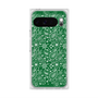 プレミアムスクエアケース with Pixelsnap［ ペイズリー - Green ］